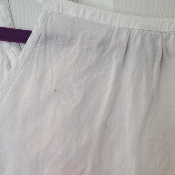 Embroidered bright tank blouse - Picture 5 of 7